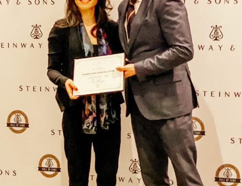 Executive Director Carmen Morin inducted into the Steinway & Sons Teacher Hall of Fame